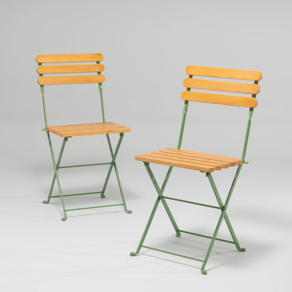 Bistro Foldable Garden Chairs, (Set of 2)