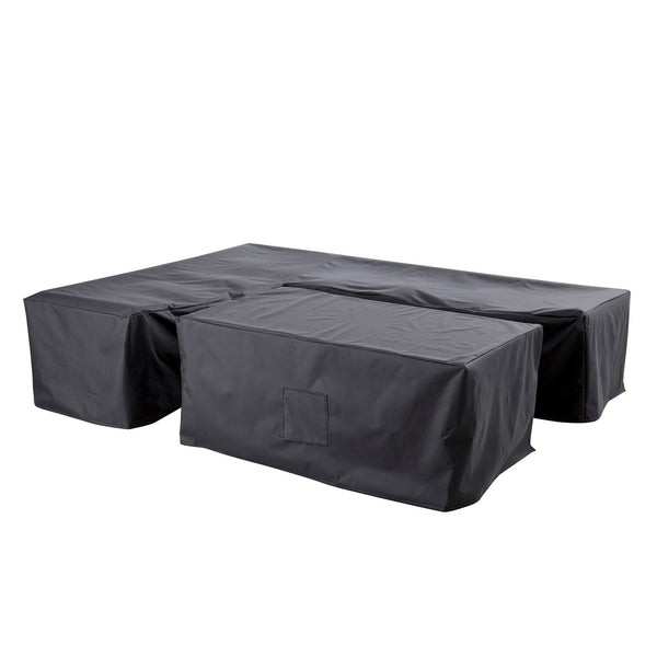 Cover for Calabasas Large Outdoor Fabric and Aluminium Corner Casual Dining Set