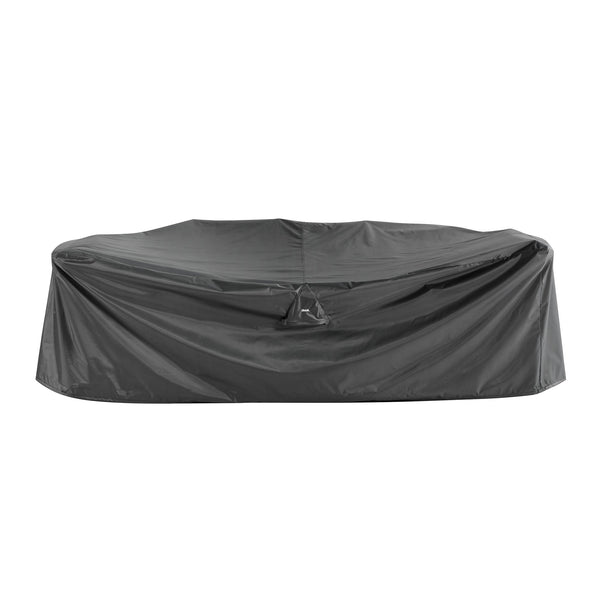 Cover for Willowbrook Lattice Weave Rattan 5-Seater Sofa Set with Rising Table