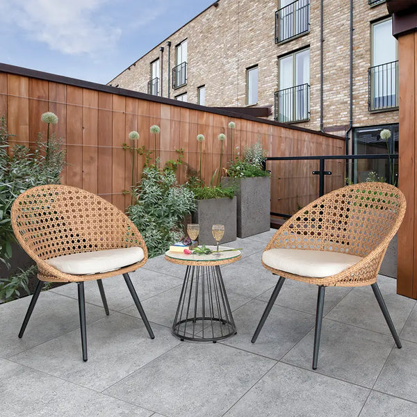 Boho 3 Piece Balcony Lounge Set