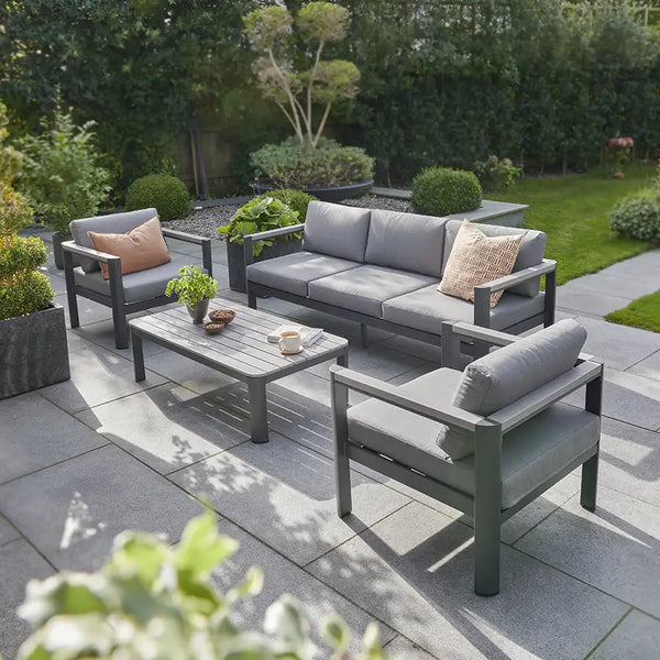 Gio 5 Seat Lounge Set including Coffee Table